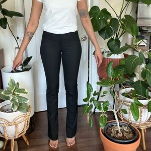 The Limited Black Boot Cut/Straight Leg Suit Pants/Trousers | US 00